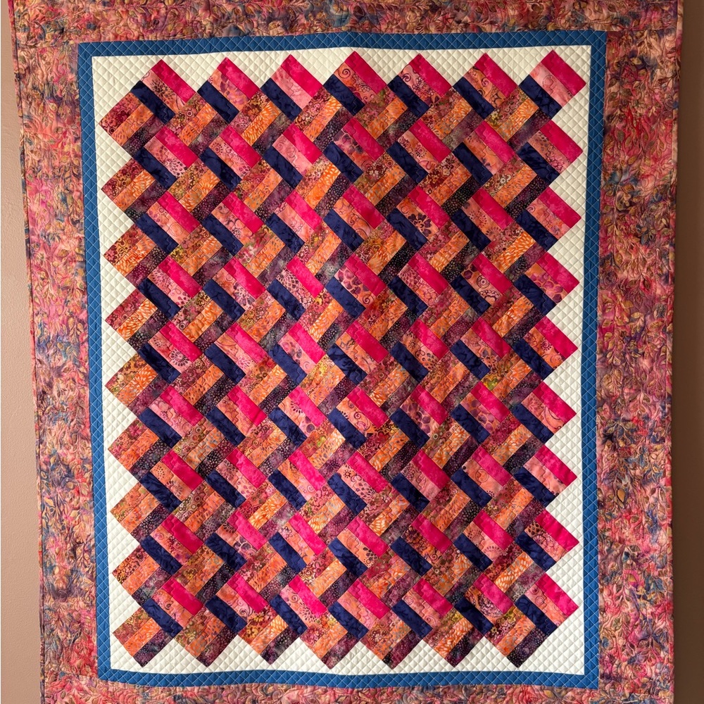 Hand made wall hanging or wall quilt